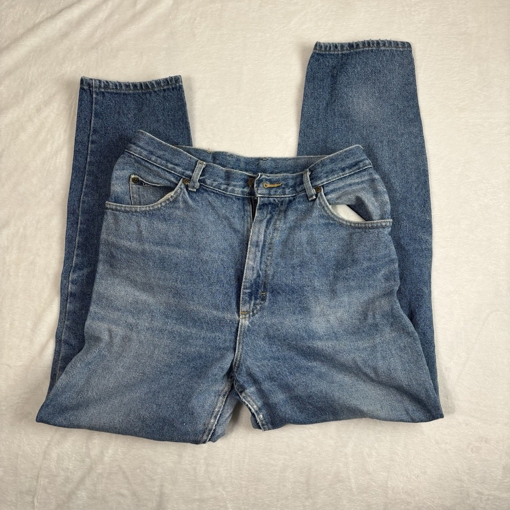 VTG Lee USA Blue Jeans 14 M Men's Waist 30" x 29" Inseam